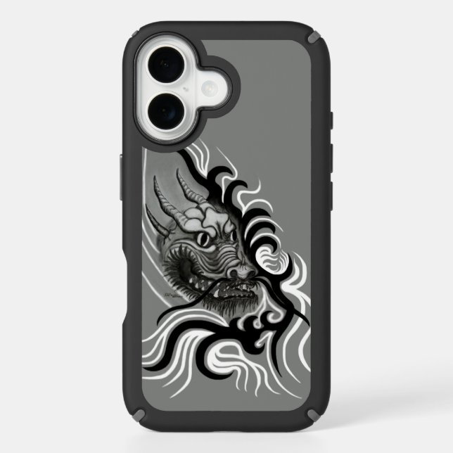 China Dragon in Tattoostyle Speck iPhone Case (Front)