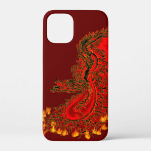 China Dragon red and gold design iPhone 12 Mini Case