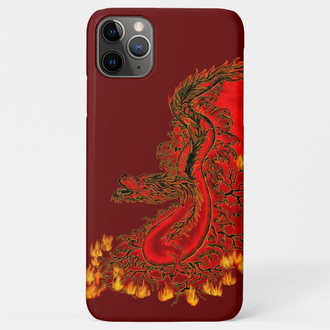 China Dragon red and gold design Case-Mate iPhone Case (Back)
