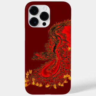 China Dragon red and gold design Case-Mate iPhone 14 Pro Max Case