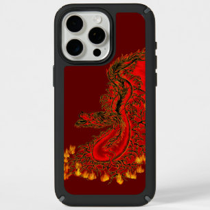 China Dragon red and gold design iPhone 15 Pro Max Case