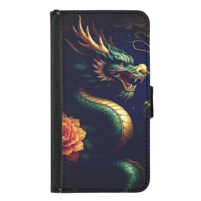 China Dragon  Samsung Galaxy Wallet Case (Front)