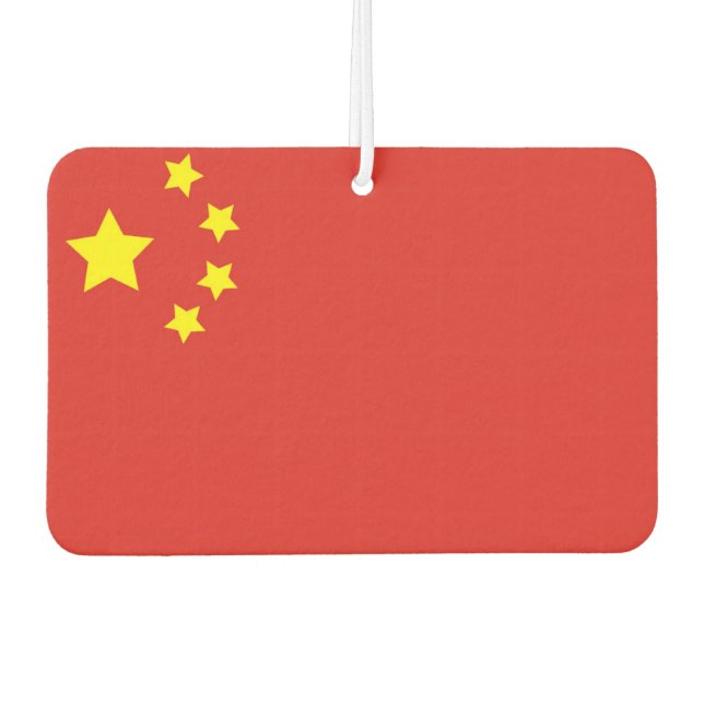 China Flag Air Freshener (Front)