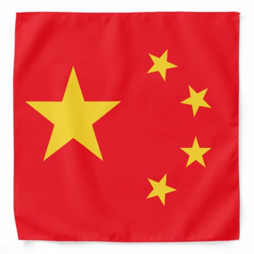 China Flag Bandana