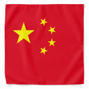 China Flag Bandana