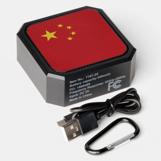 China flag bluetooth speaker (Laydown)
