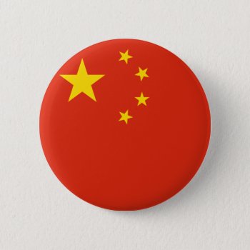 China Flag Button by the_little_gift_shop at Zazzle