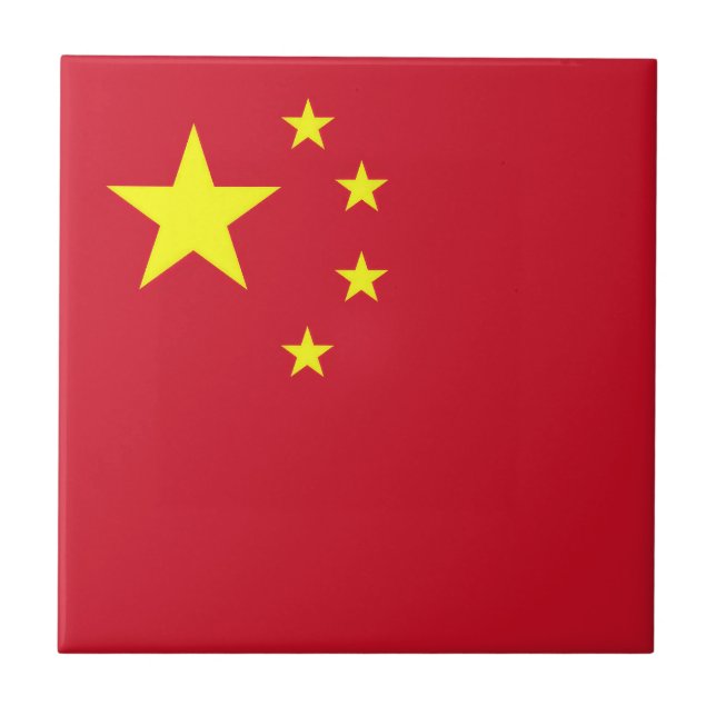 China flag ceramic tile (Front)
