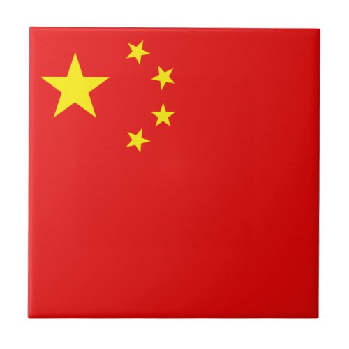 China Flag Ceramic Tile