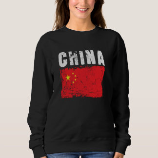 China Flag East Asia Sweatshirt