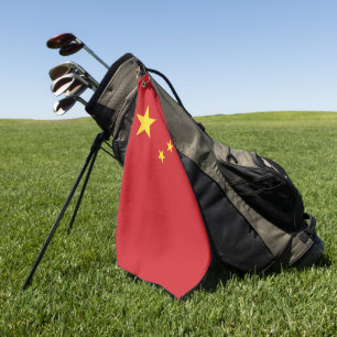 China flag golf towel