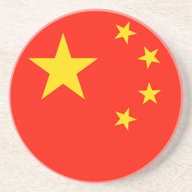 China Flag - High Quality Coaster (Front)