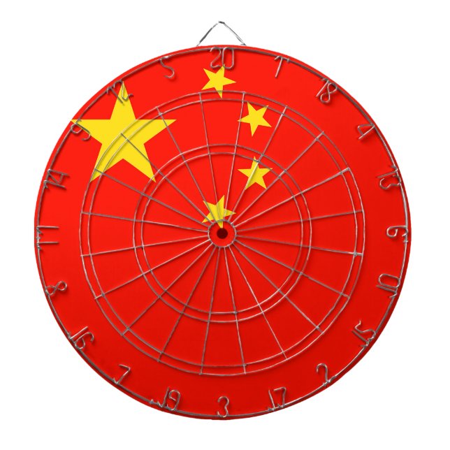 China Flag - High Quality Dart Board (Front)