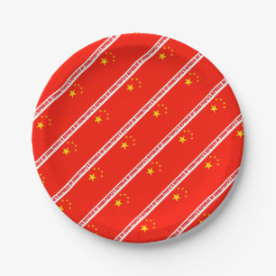 China Flag High Quality Paper Plates