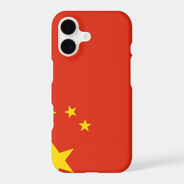 China Flag Iphone Case (Back)