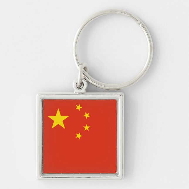 China Flag Keychain (Front)