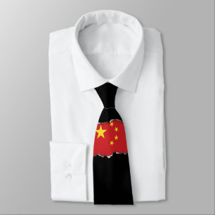 China Flag Neck Tie