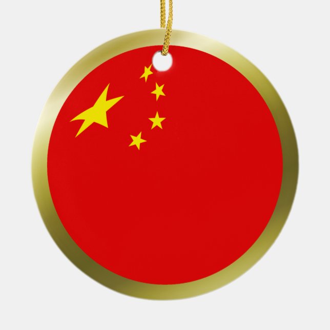 China Flag Ornament (Front)