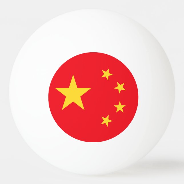 China Flag Ping-Pong Ball