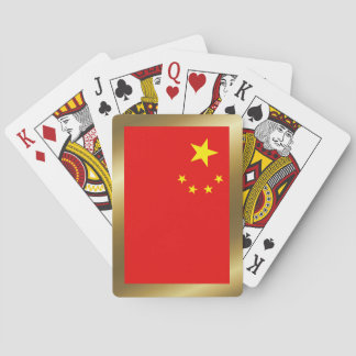 China Flag Playing Cards