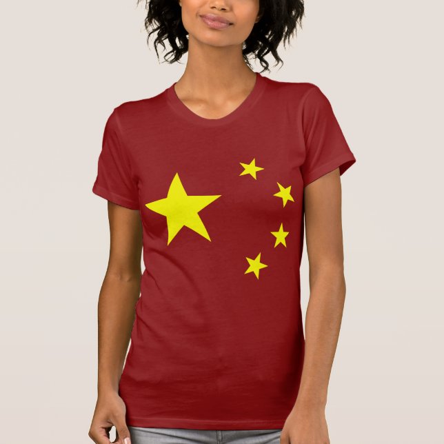 China Flag Star T-Shirt (Front)