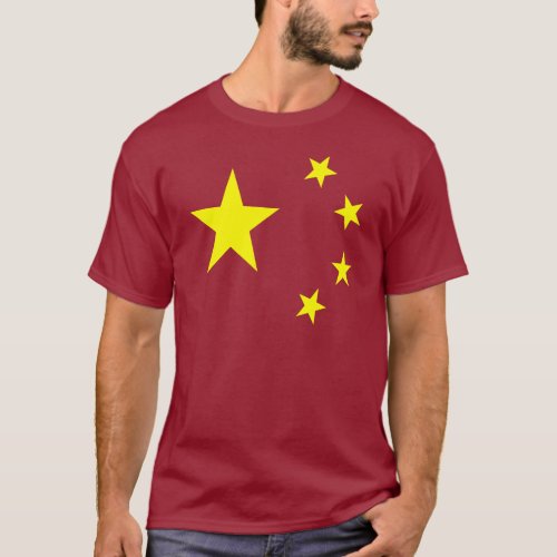 China Flag Star T_Shirt