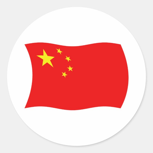 China Flag Sticker (Front)