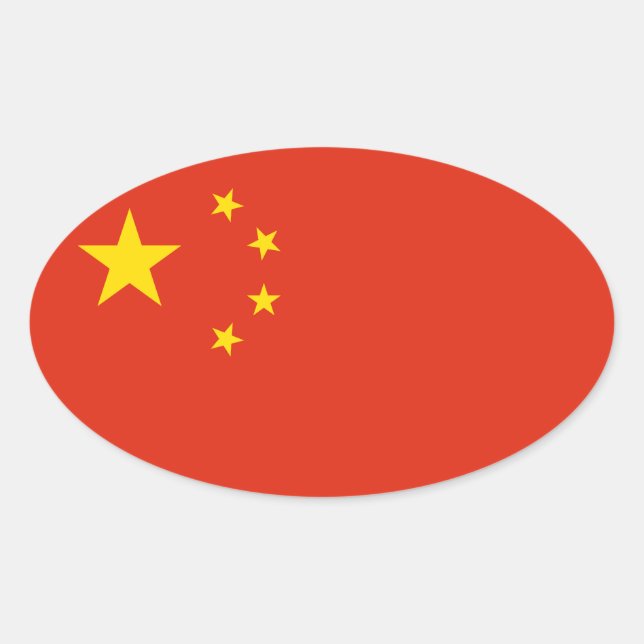 China Flag Sticker (Front)