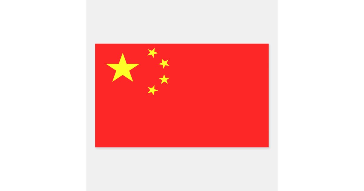 China Flag Sticker | Zazzle