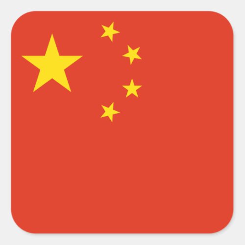 China Flag Sticker