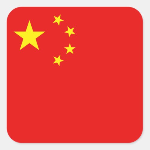 China Flag Sticker