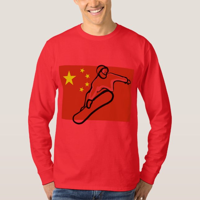CHINA FLAG   T-Shirt (Front)