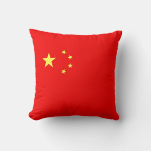 China Flag Throw Pillow