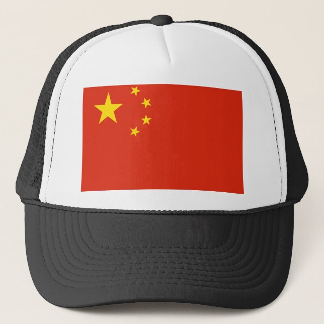 China Flag Trucker Hat (Front)