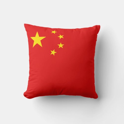 China Flag x Flag Pillow