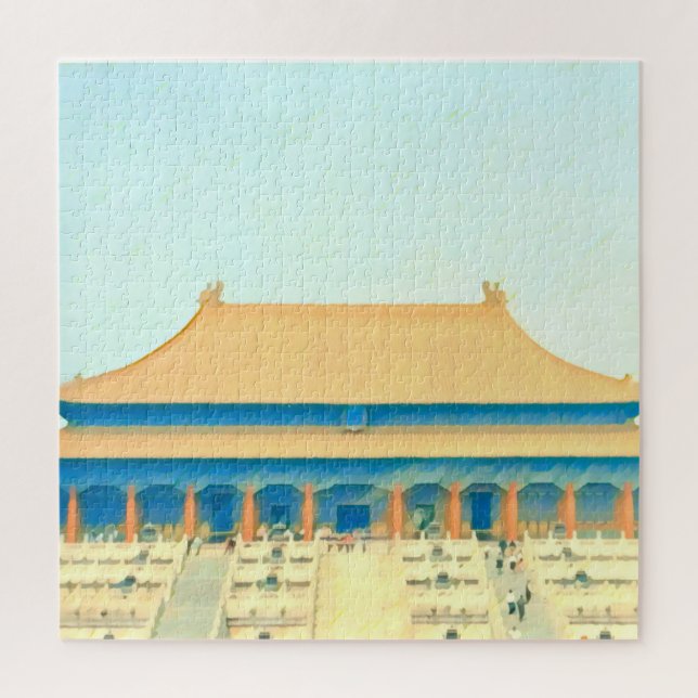 China Forbidden City vintage travel Jigsaw Puzzle (Vertical)