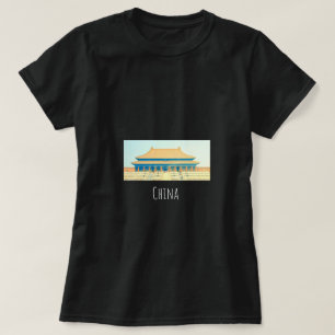 China Forbidden City vintage travel T-Shirt