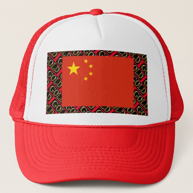 CHINA    GOLD TRUCKER HAT (Front)