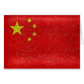 China Grunge Style Flag (Front Horizontal)