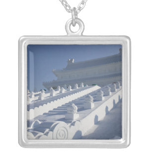 CHINA, Heilongjiang Province, Haerbin (Harbin). 2 Silver Plated Necklace
