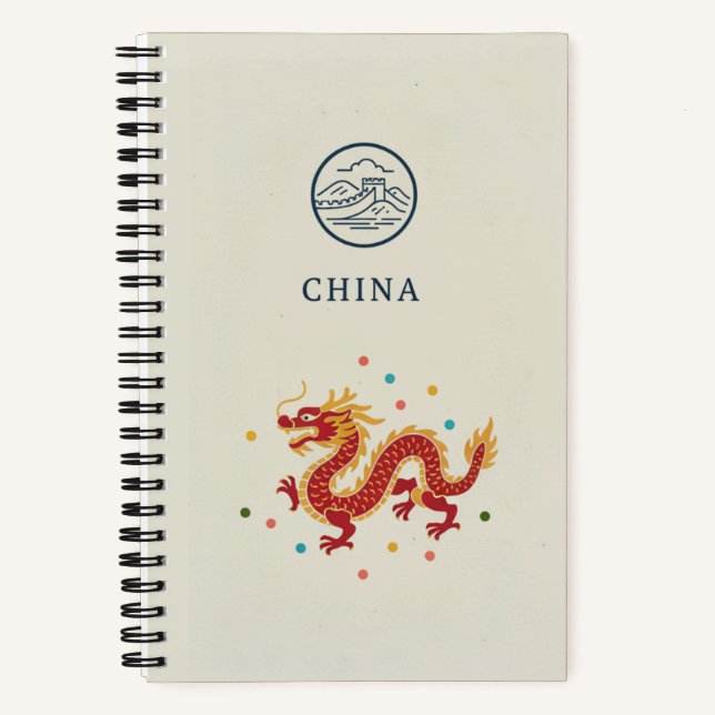 China Heritage & Imperial Dragon Photo Archive Notebook (Front)