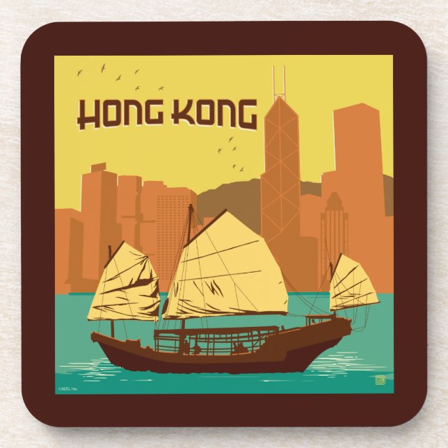China | Hong Kong Beverage Coaster (Front)