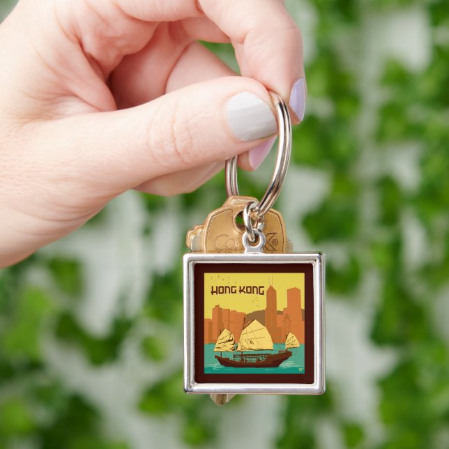 China | Hong Kong Keychain (Hand)