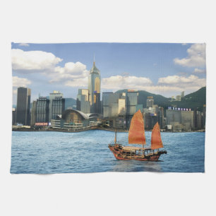 China; Hong Kong; Victoria Harbour; Harbor; A Towel