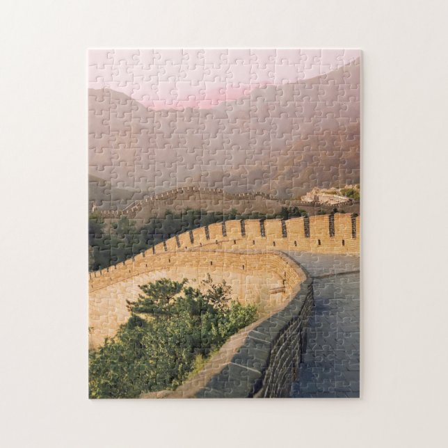 China, Huairou County, Sunset Jigsaw Puzzle (Vertical)