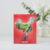 China Illustrated map travel poster (Standing Front)