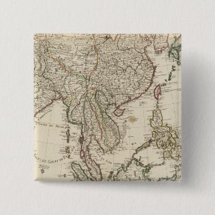 China, India, Asia Pinback Button