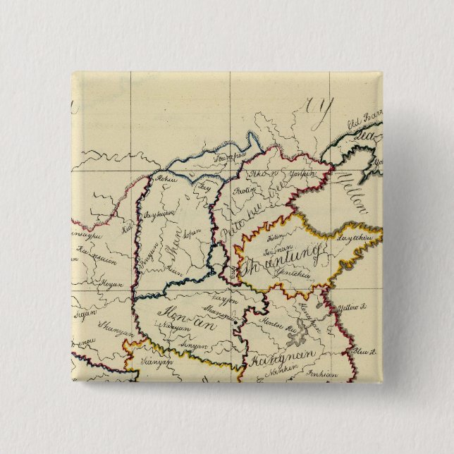 China, Korea Button (Front)