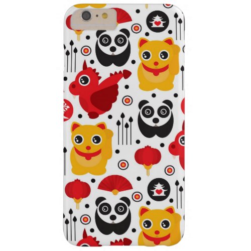 China lucky cat dragon and panda barely there iPhone 6 plus case