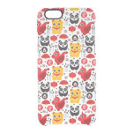China lucky cat, dragon, and panda clear iPhone 6/6S case